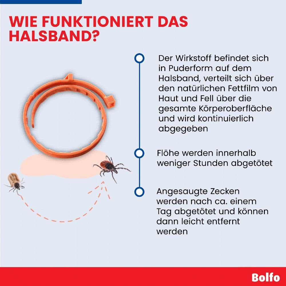 Bolfo Zecken- und Flohschutzband  1 St Halsband