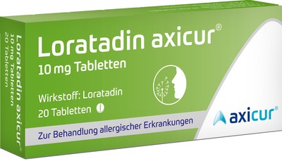 Loratadin axicur 10 mg Tabletten 20 St Tabletten