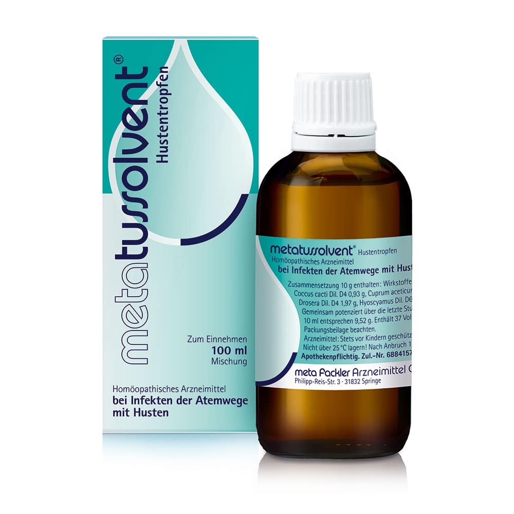 Metatussolvent Hustentropfen 100 ml Mischung