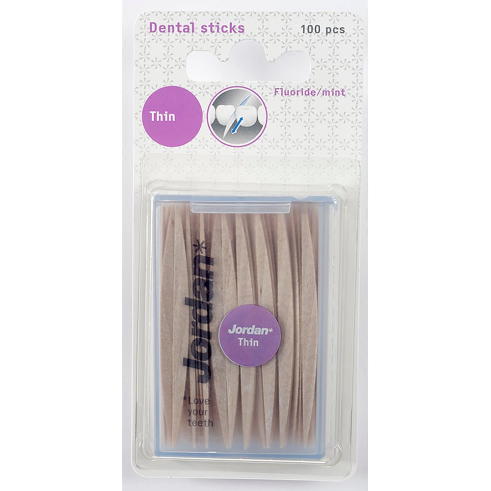 JORDAN Clinic Dental Sticks beidendig 100 St