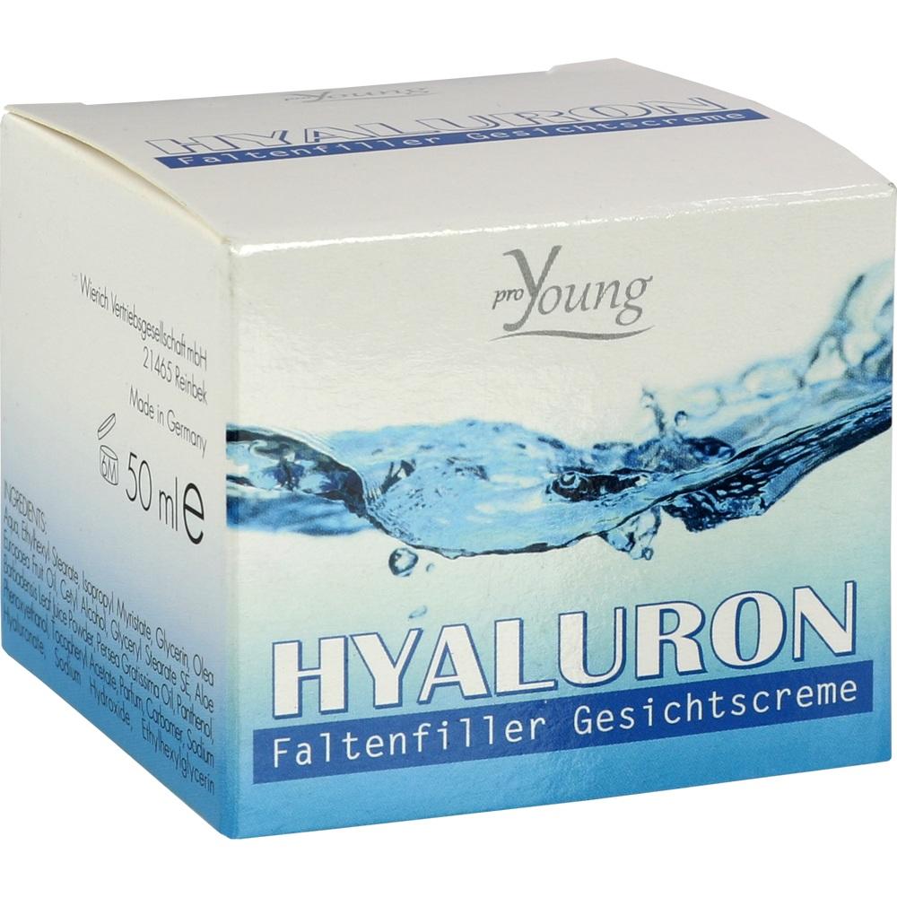 proYoung HYALURON ANTI AGING FALTENFILLER GESICHTSCREME 50 ml Creme