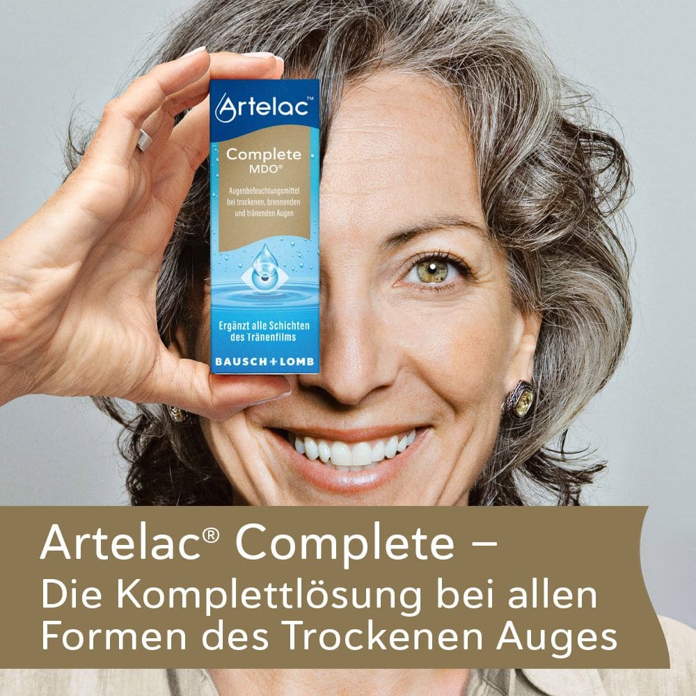 Artelac Complete MDO Augentropfen für trockene Augen 10 ml Augentropfen