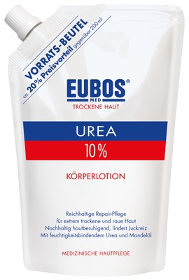 Eubos Extrem trockene Haut UREA INTENSIVE CARE 10% Körperlotion Nachfüllbeutel 400 ml Lotion