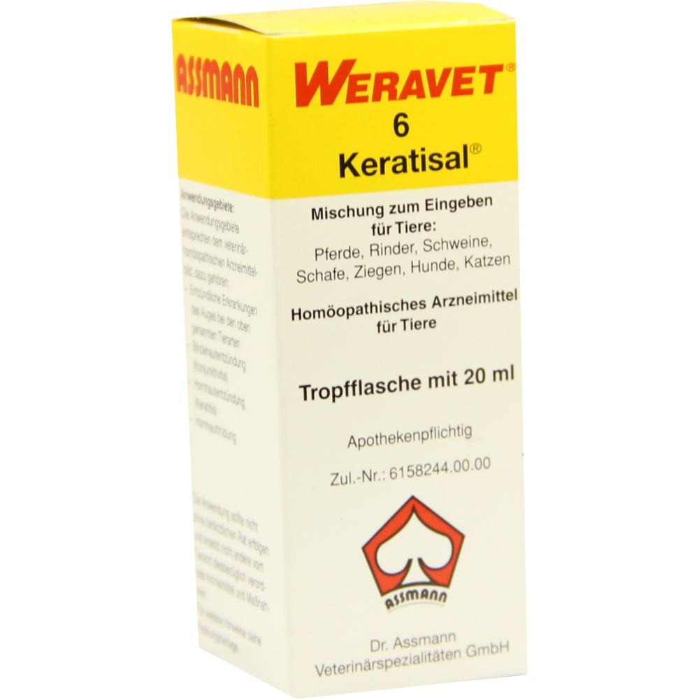 KERATISAL 6 Tropfen vet. 20 ml Tropfen