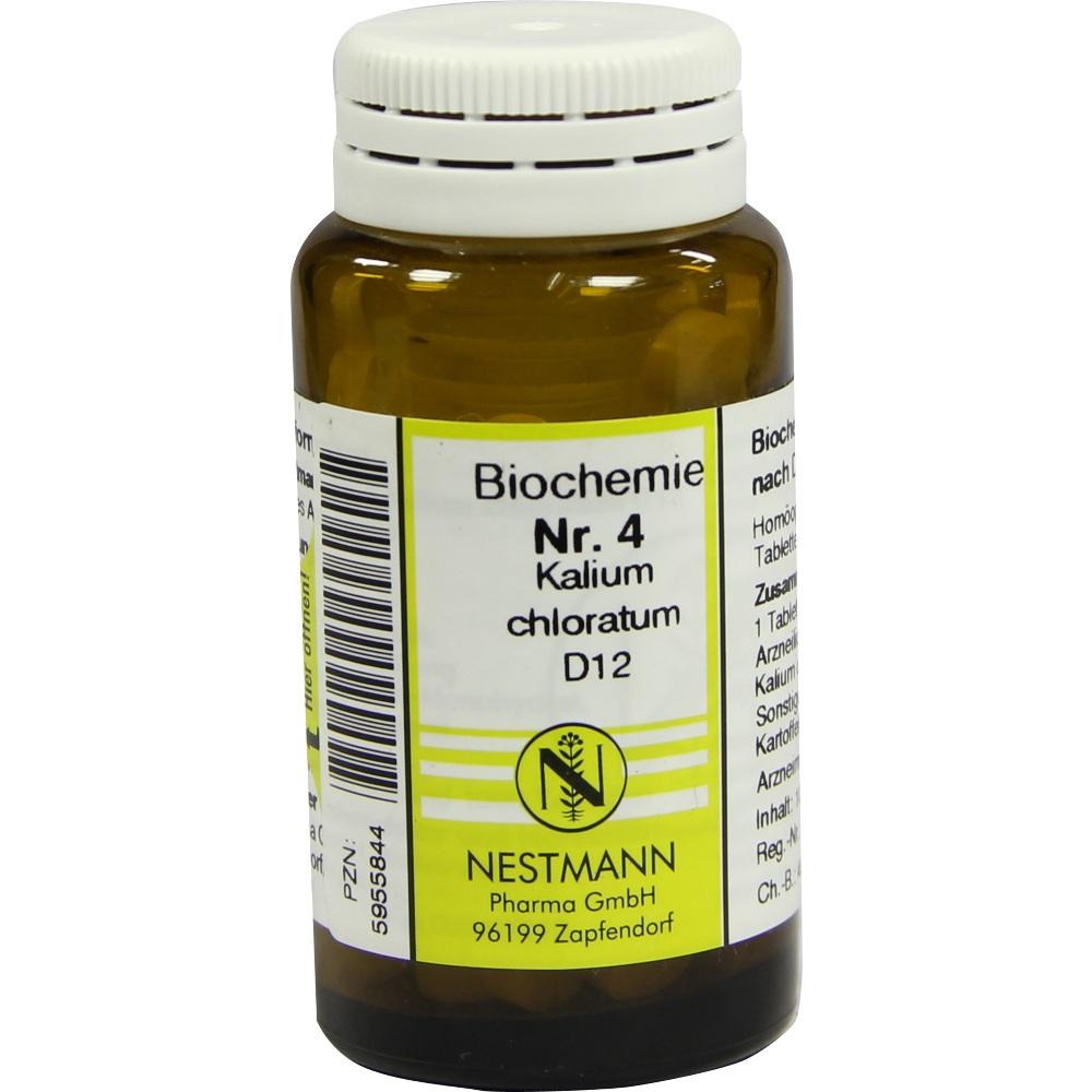 BIOCHEMIE 4 Kalium chloratum D 12 100 St Tabletten