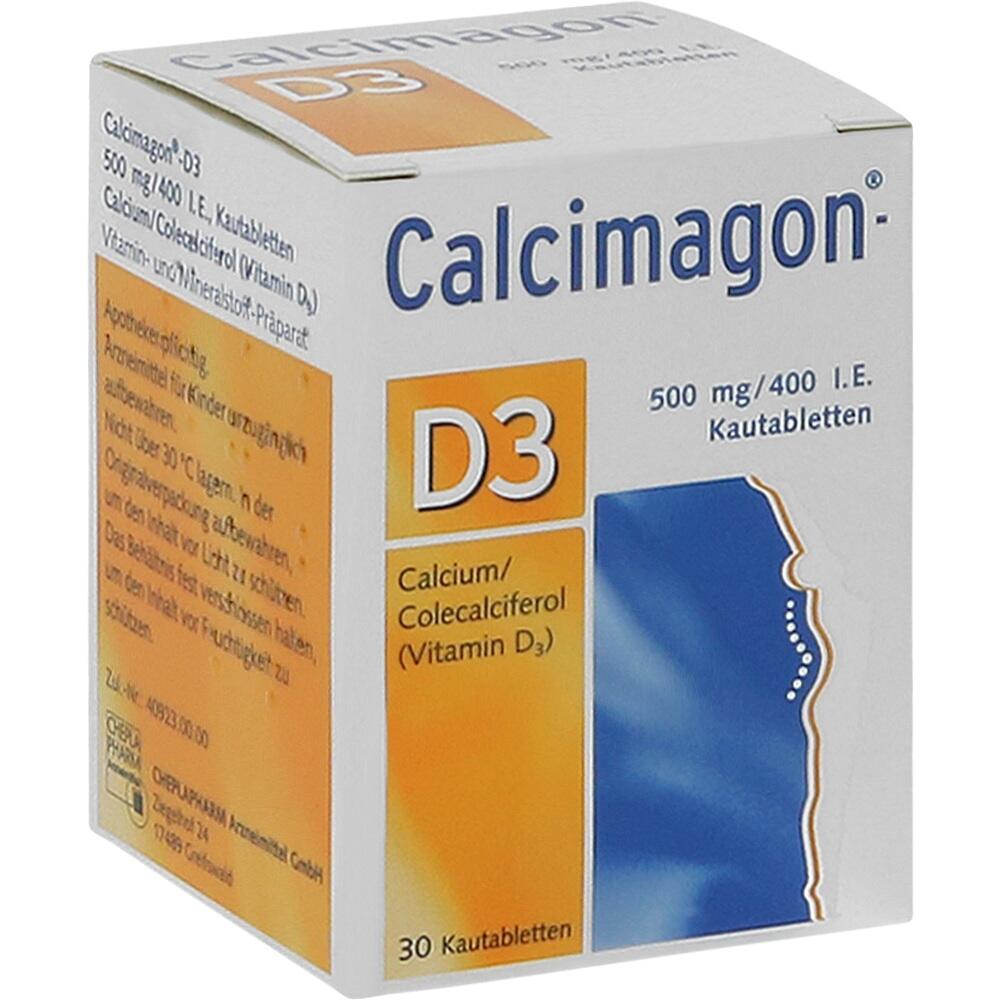 Calcimagon-D3 500mg/400 I.E. 30 St Kautabletten