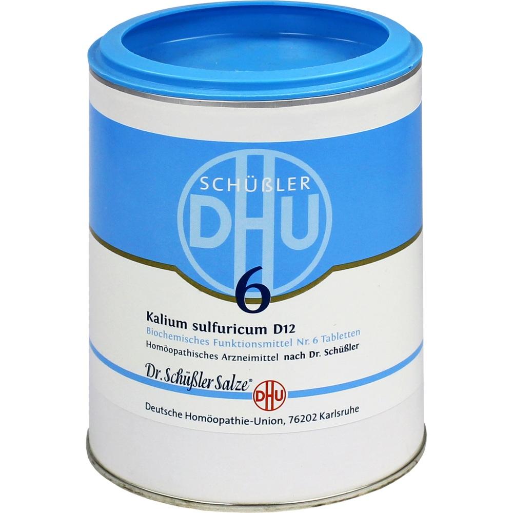 BIOCHEMIE DHU 6 Kalium sulfuricum D 12 Tabletten 1000 St Tabletten