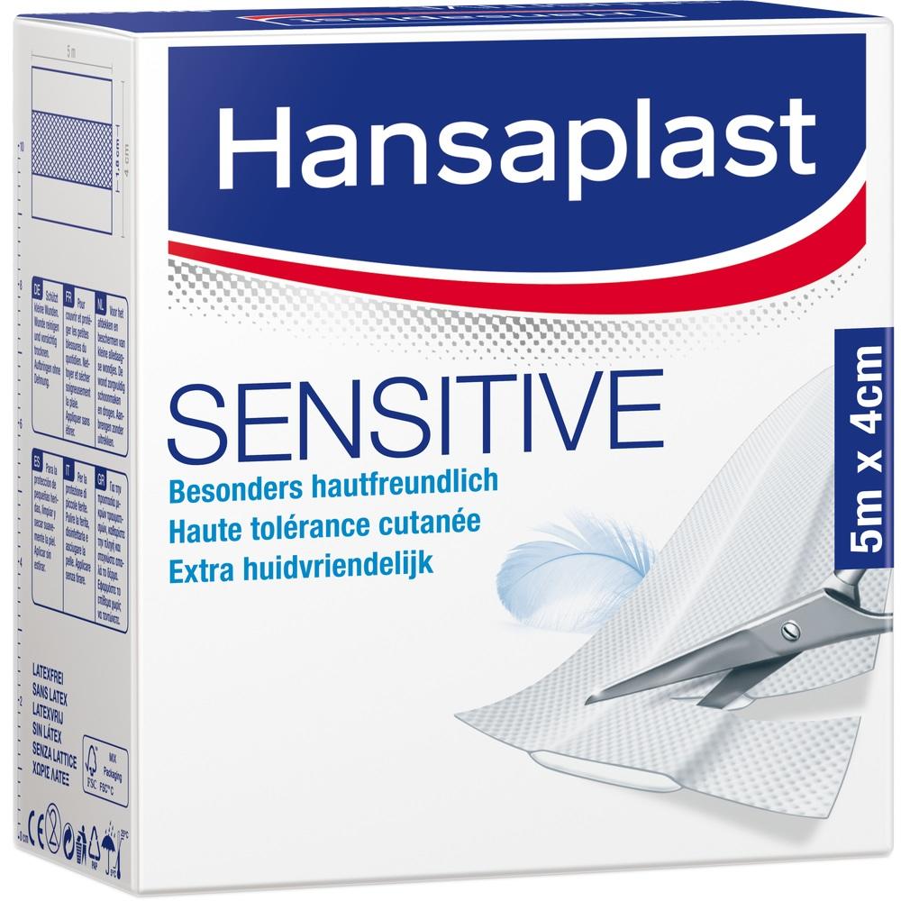 Hansaplast SENSITIVE Pflaster 4cm x 5m 1 St Pflaster