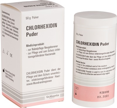 CHLORHEXIDIN Puder 50 g Puder