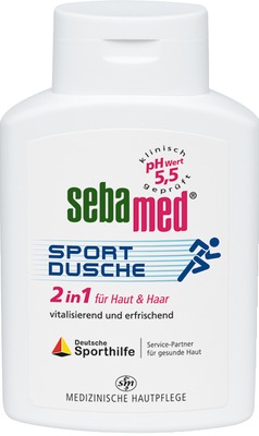 sebamed SPORTDUSCHE 2in1 für Haut & Haar 200 ml Duschgel