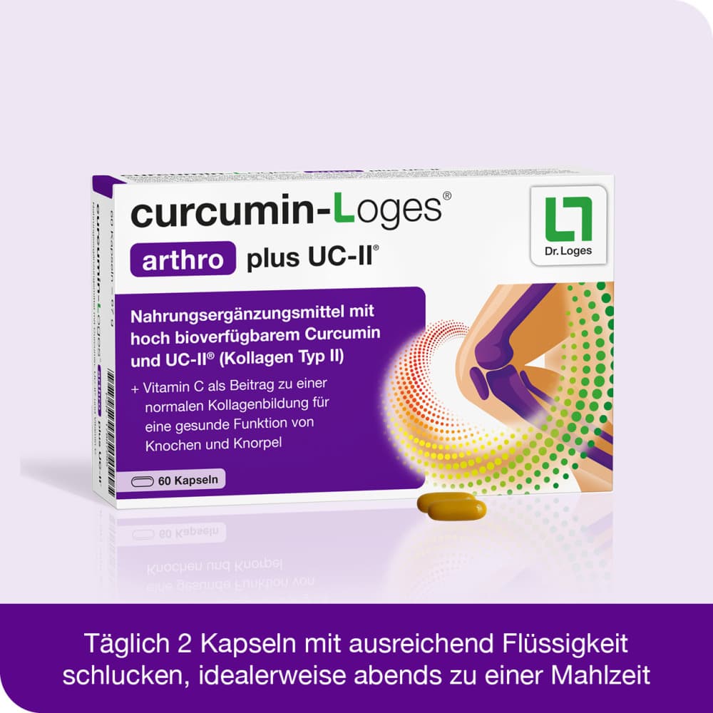 curcumin-Loges arthro plus UC-II 60 St Kapseln
