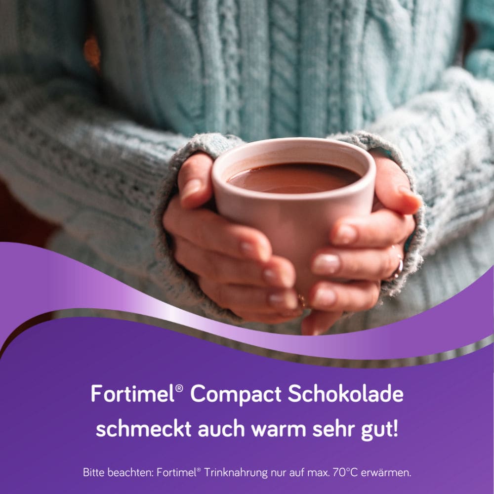 Fortimel Compact 2.4 Trinknahrung Schokolade 4X125 ml Flüssigkeit
