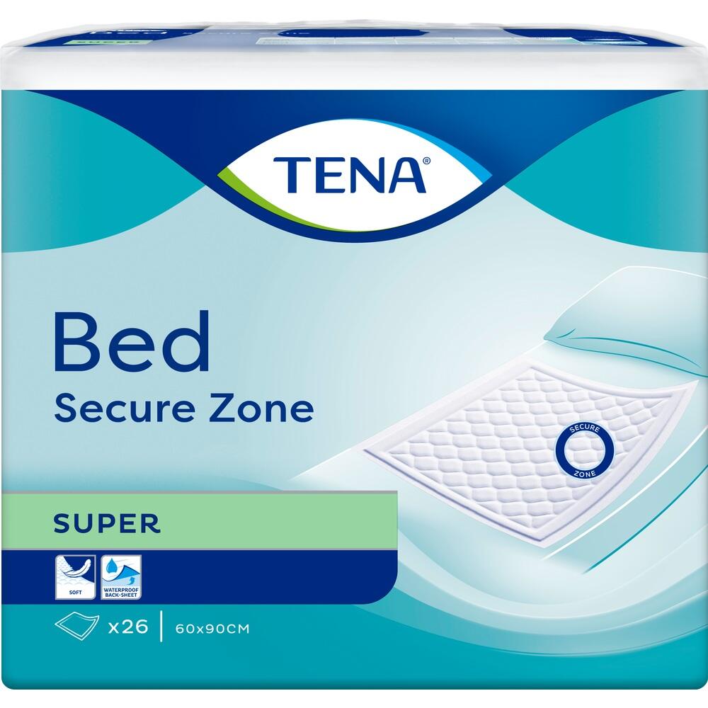 TENA Bed Secure Zone SUPER Krankenunterlagen 60x90cm 3X26 St