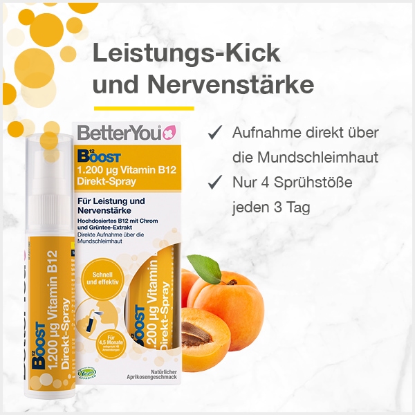 BetterYou Boost 1.200 µg Vitamin B12 Direkt-Spray 25 ml Spray