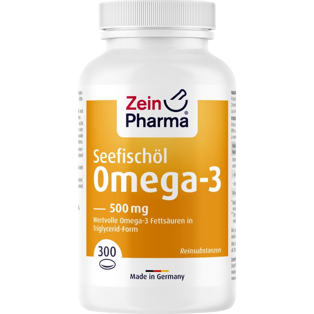 Zein Pharma Omega-3 Kapseln 500mg 300 St Kapseln