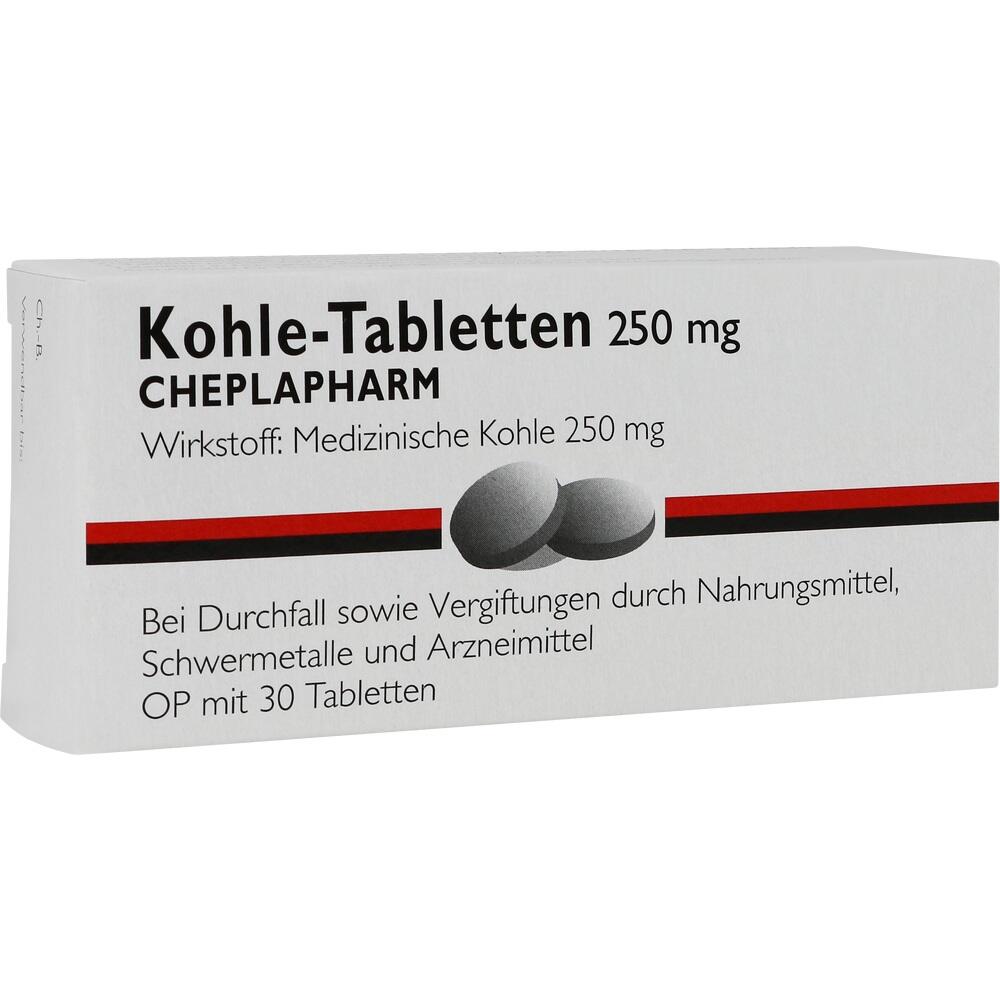Kohle 250mg 30 St Tabletten