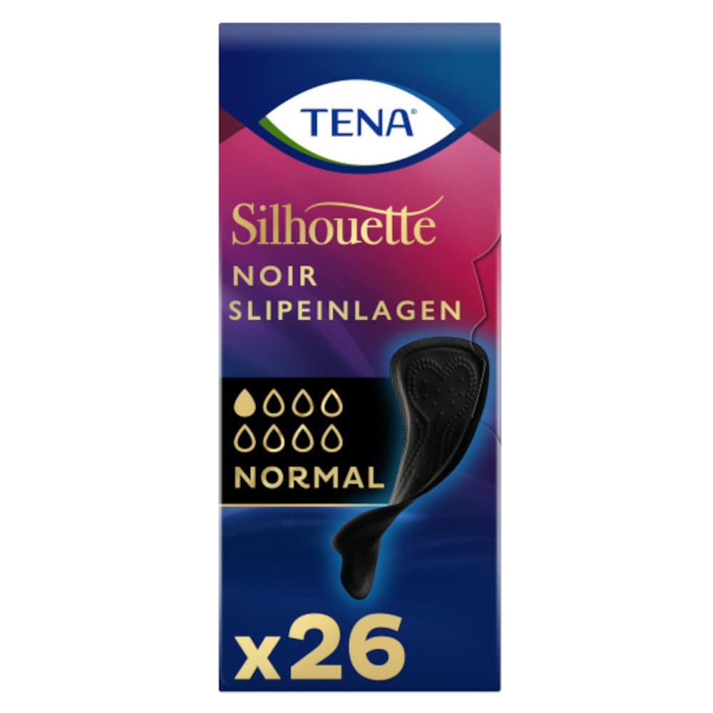 TENA Silhouette NOIR SLIPEINLAGEN NORMAL 26 St