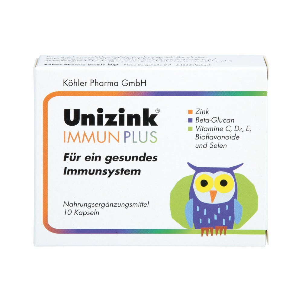 Unizink Immun Plus Kapseln 1X10 St Kapseln