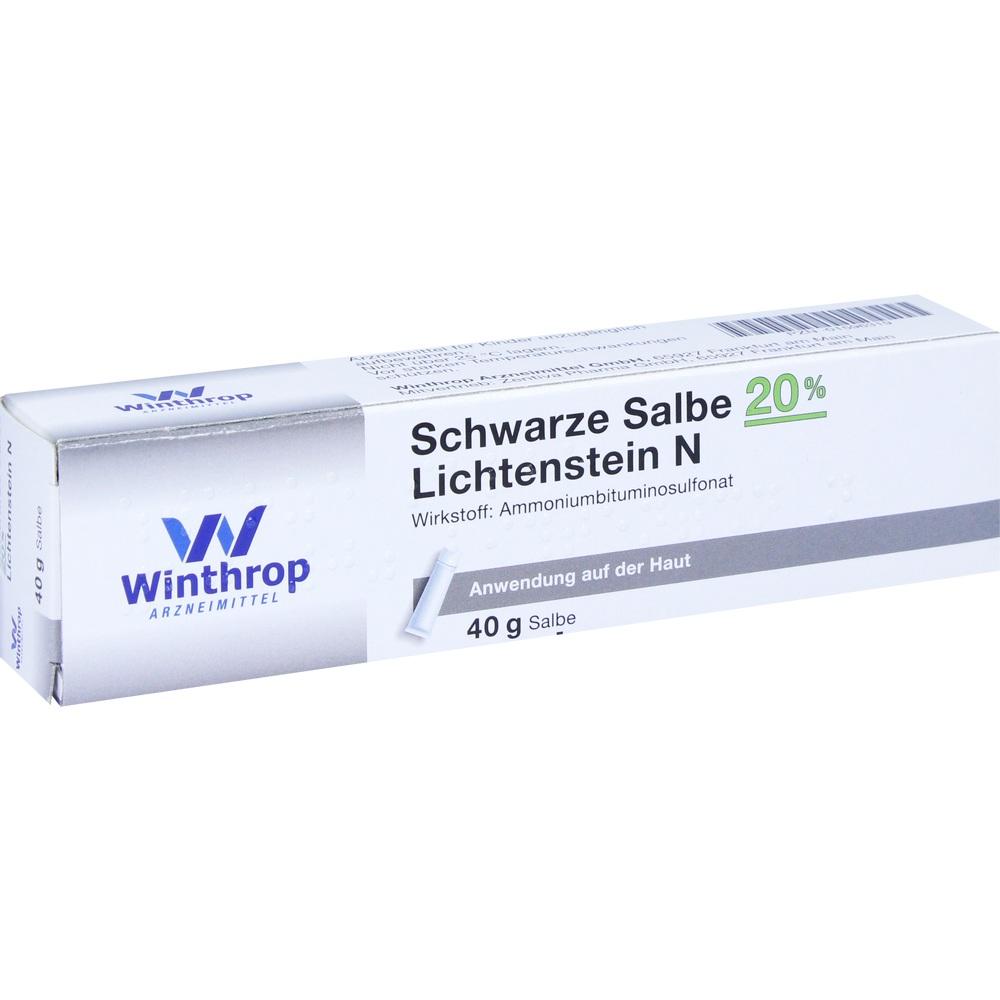 SCHWARZE SALBE 20% Lichtenstein N 40 g Salbe