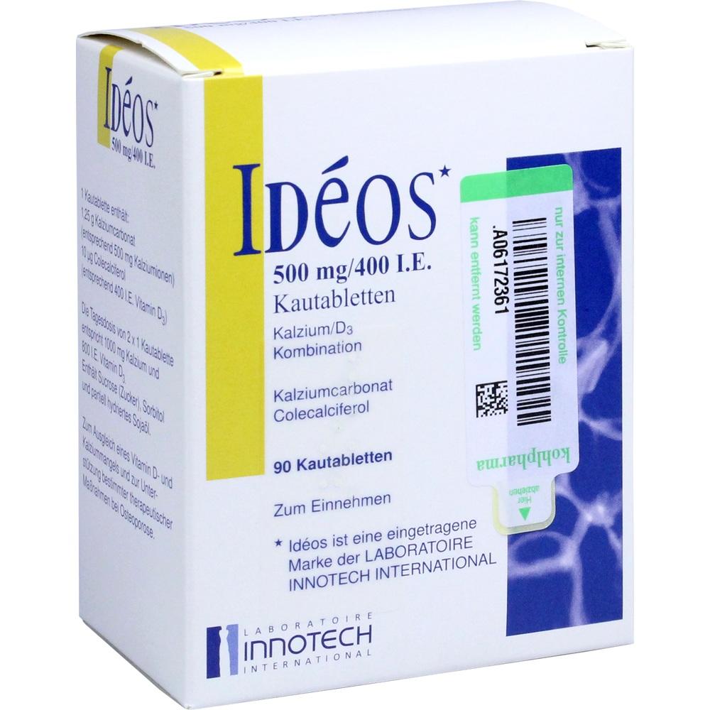Ideos 500mg/400 I.E. 90 St Kautabletten