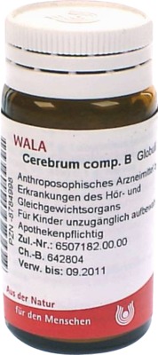 WALA Cerebrum comp. B Globuli 20 g Globuli