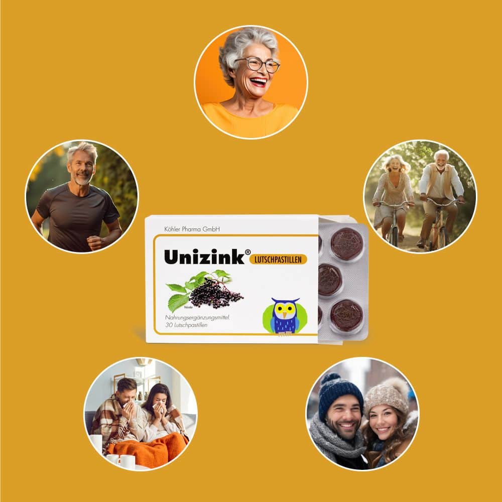 Unizink Lutschpastillen 30 St Pastillen