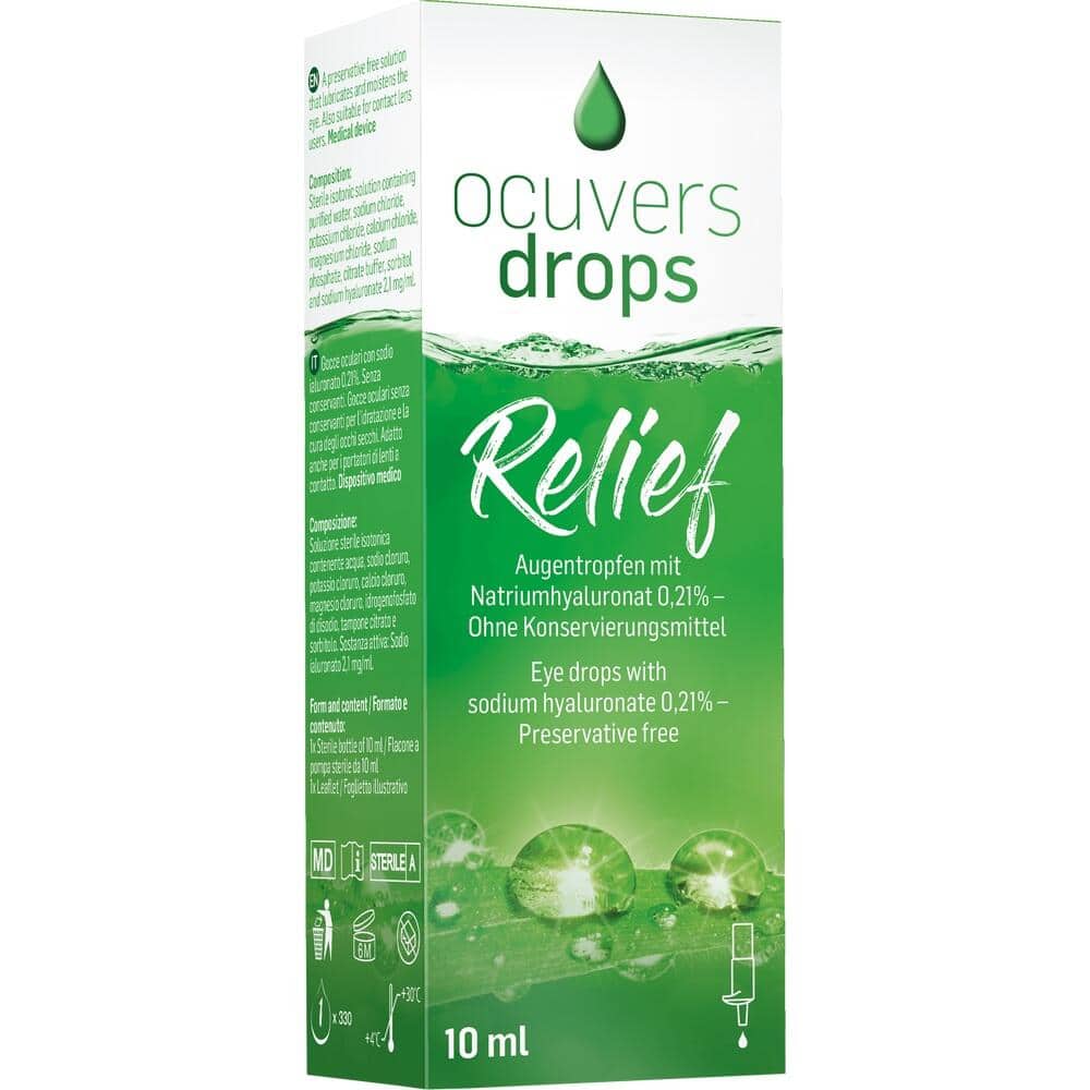 Ocuvers drops Relief Augentropfen 10 ml Augentropfen