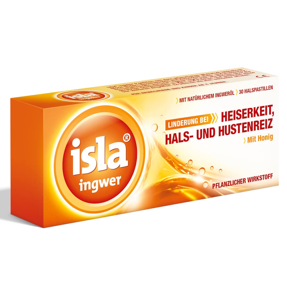 isla ingwer Halspastillen 30 St Pastillen