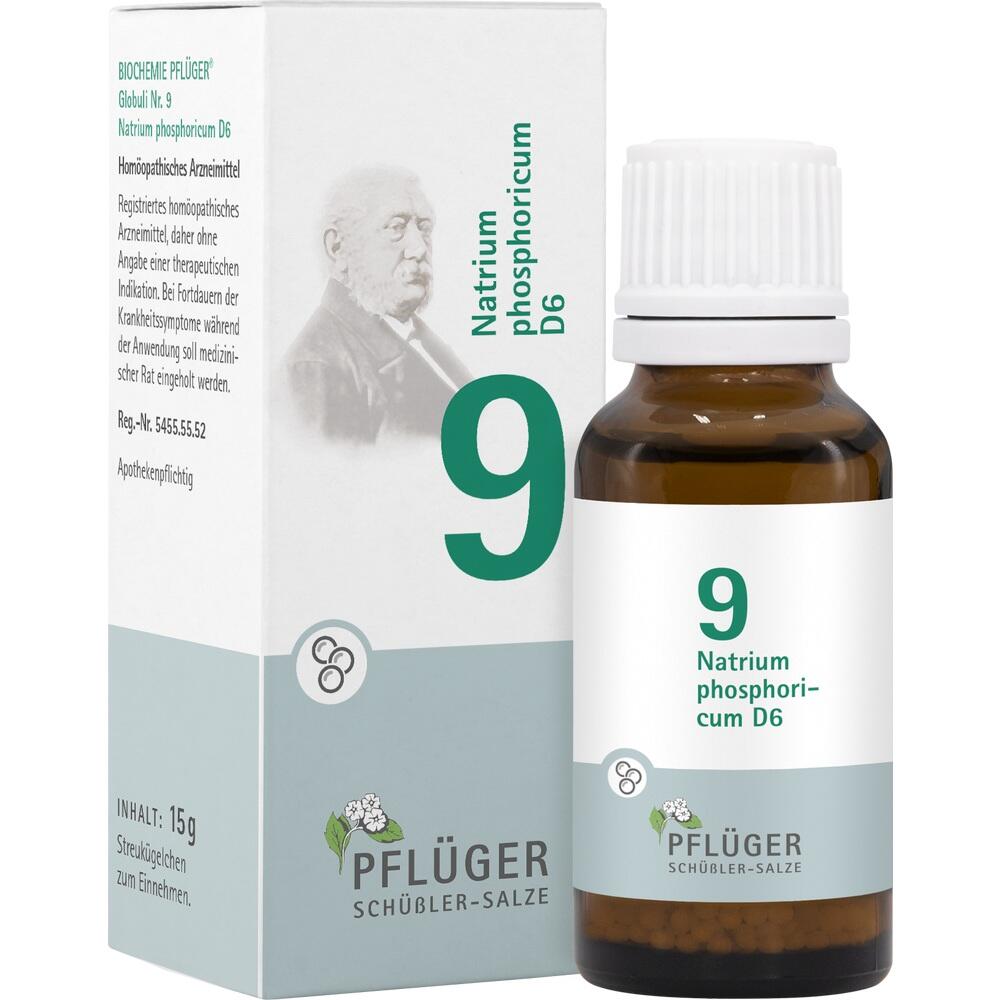 Schüßler-Salz Nr. 9 Natrium phosphoricum D6 15 g Globuli
