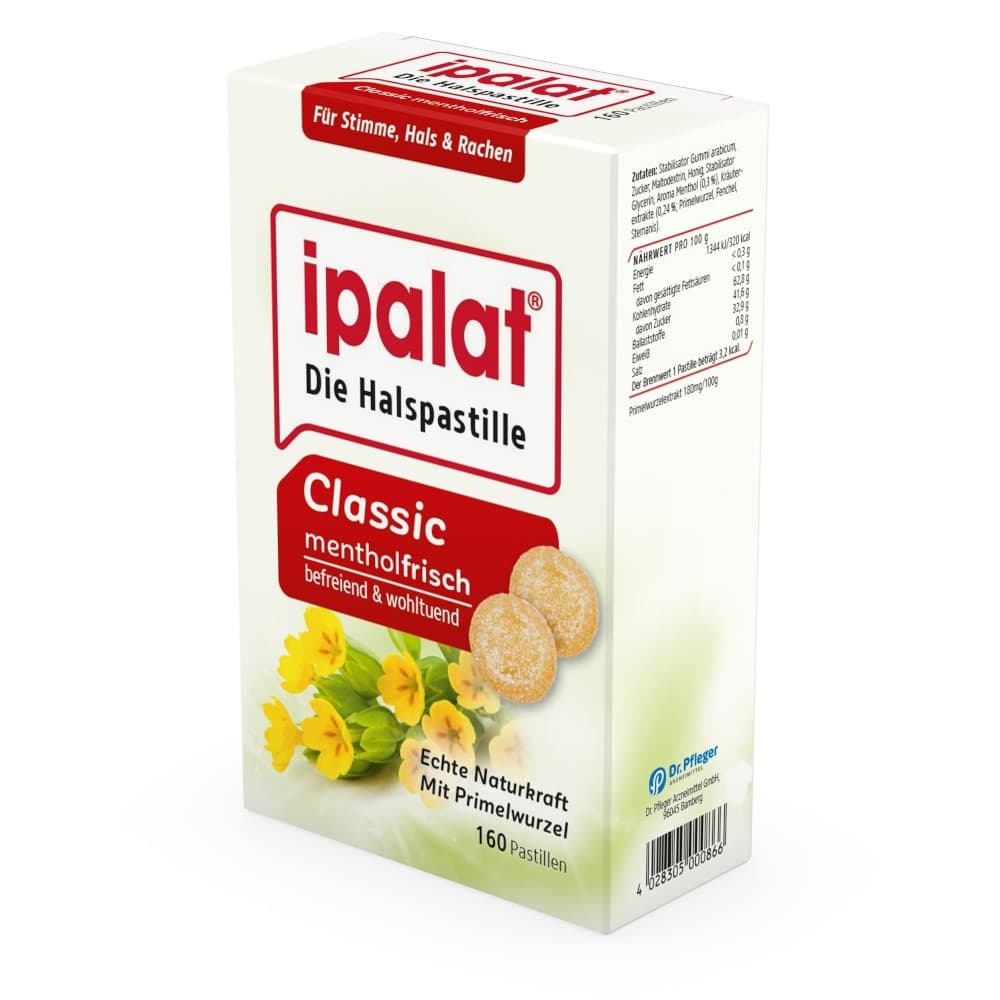 Ipalat Halspastillen classic 160 St Pastillen