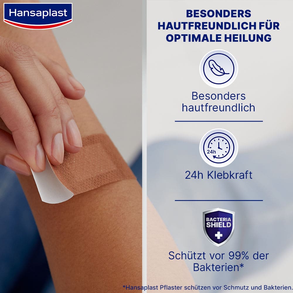 Hansaplast SENSITIVE 20 Strips Medium 20 St Pflaster