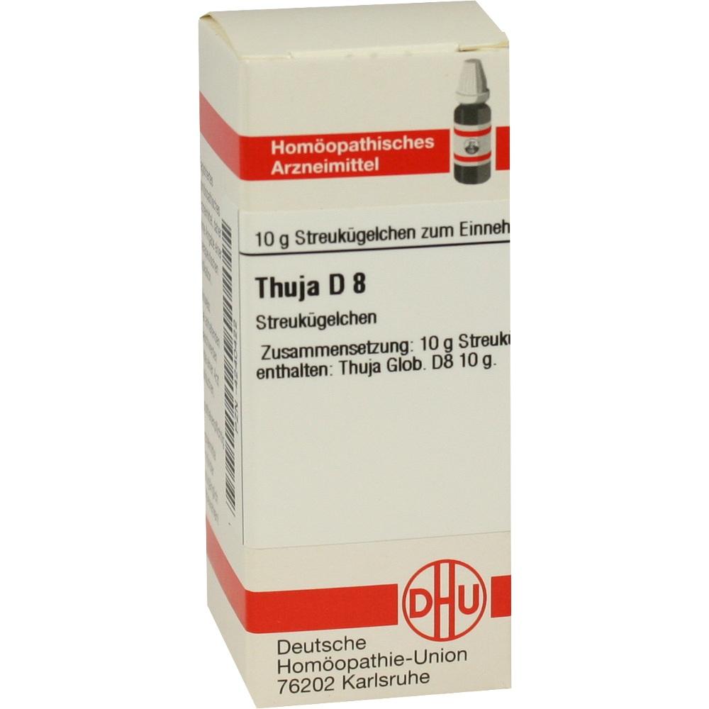 THUJA D 8 Globuli 10 g Globuli