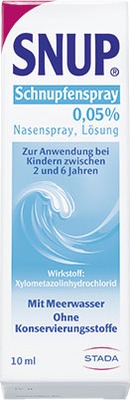 SNUP Schnupfenspray Kinder 10 ml Nasenspray