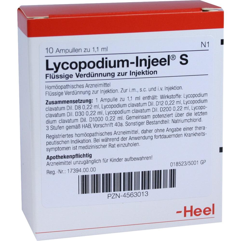 LYCOPODIUM INJEEL S Ampullen 10 St Ampullen