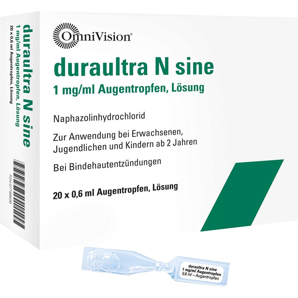 Duraultra N sine Augentropfen 20X0.6 ml Augentropfen