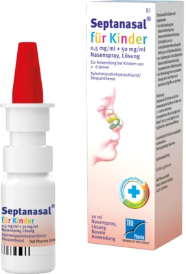 Septanasal für Kinder 0,5mg/ml + 50mg/ml Nasenspray 10 ml Nasenspray