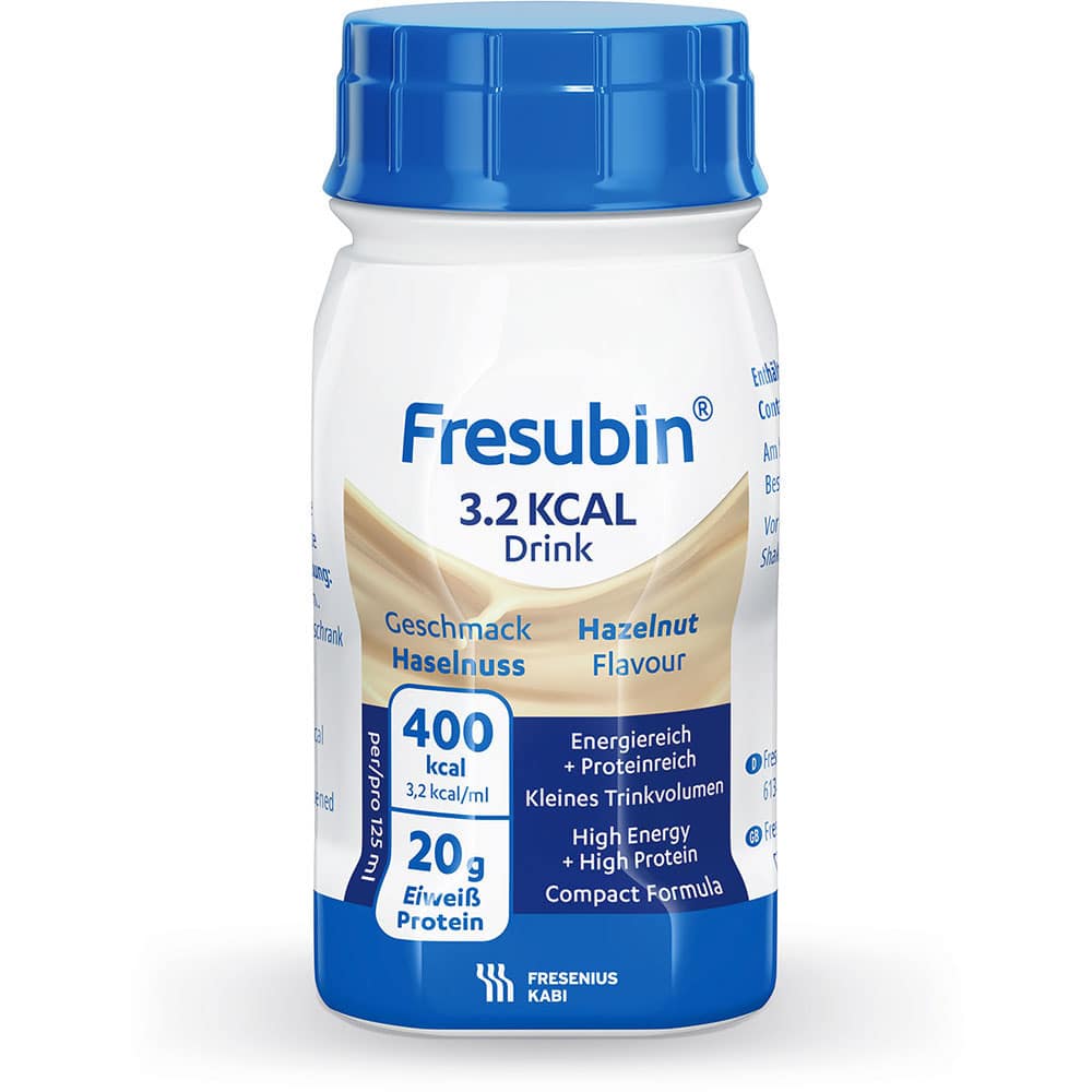 Fresubin 3.2 KCAL Drink Haselnuss 4X125 ml Flüssigkeit