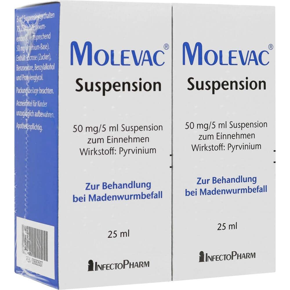 MOLEVAC Suspension  2X25 ml Suspension zum Einnehmen