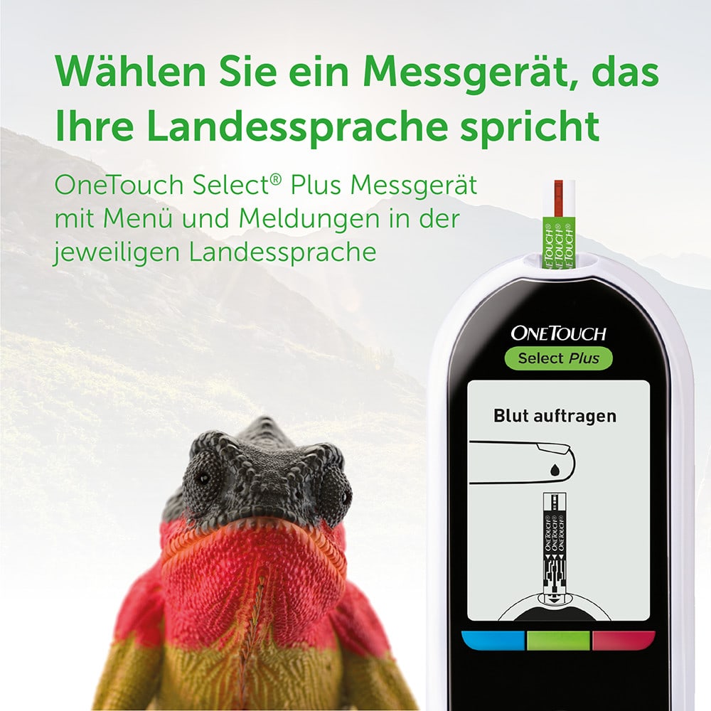 OneTouch Select Plus Blutzuckermesssystem mg/dl 1 St