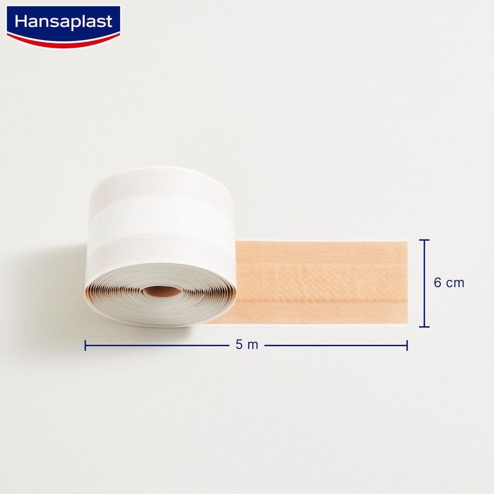 Hansaplast ELASTIC Pflaster 6cm x 5m 1 St Pflaster