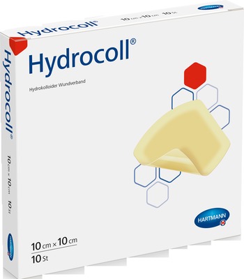 HYDROCOLL Wundverband 10x10 cm 10 St Kompressen