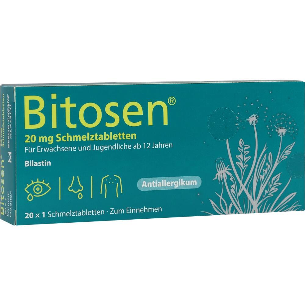 Bitosen 20 mg Antiallergikum 20 St Schmelztabletten