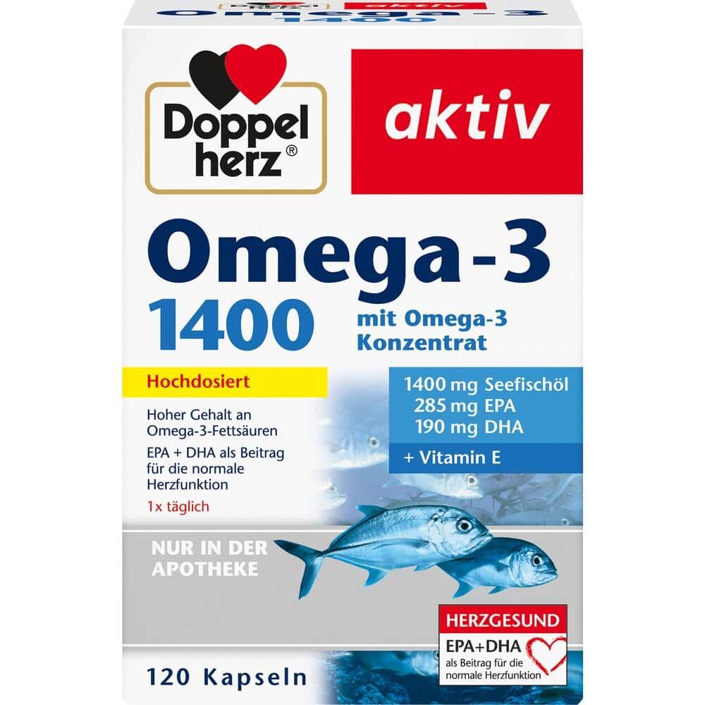 Doppelherz aktiv Omega-3 1400  120 St Kapseln