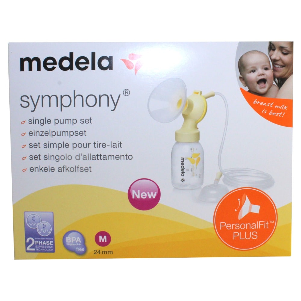 MEDELA Symphony Einzelpumpset mit PersonalFit™ PLUS Brusthaube, Größe M 1 St