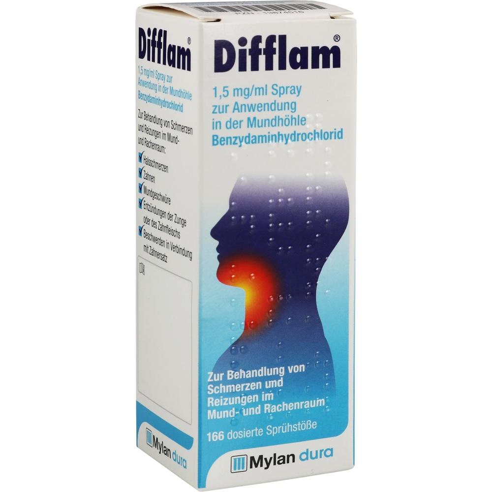 Difflam Benzydamin 1,5mg/ml Spray 30 ml Spray