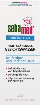 sebamed UNREINE HAUT HAUTKLÄRENDES GESICHTSWASSER 200 ml Lösung