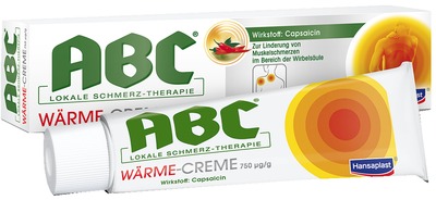 ABC WÄRME-CREME Capsicum 0,75mg/g Hansaplast med 50 g Creme