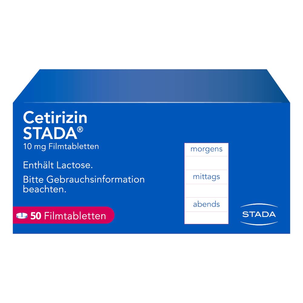 Cetirizin STADA 10 mg 50 St Filmtabletten