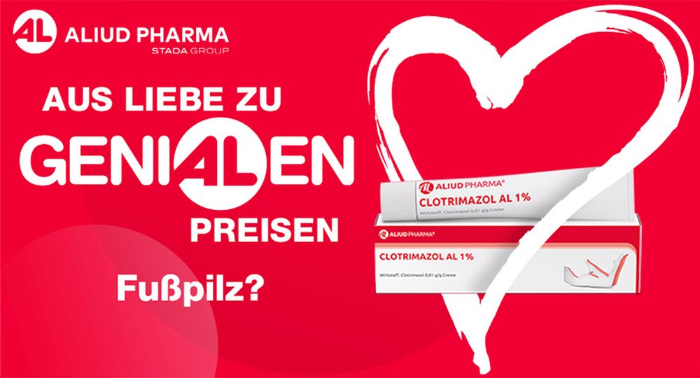 Clotrimazol AL 1% bei Fußpilz