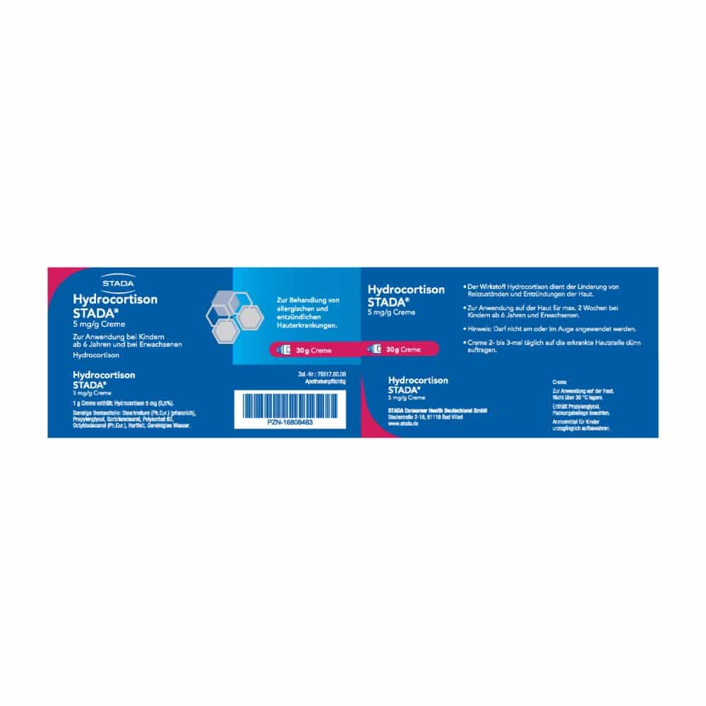 Hydrocortison STADA 5mg/g 30 g Creme